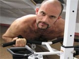 Hairy Muscle Workout - Wank Off World