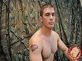 Marine Shows His Meat Riffle