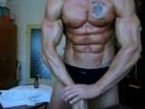 Muscle Hunk Posing - 
