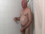 Grandpa Jerk Off In the Shower